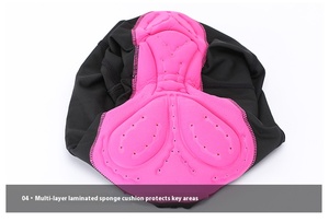 Pantalones Cortos de Ciclismo para Mujer, Color Liso, Tela Suave, Cómodos para Uso Diario, para Ciclismo al Aire Libre y MTB - Product Image 4