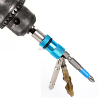 1Pc 60mm Porte-tournevis magnétique à vis réglable 1/4 pouces Mini tournevis hexagonal avec PH2 Bit pour kit de tournevis électrique