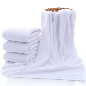 Serviette de Bain Blanche pour Hôtels et Spas, Grande Taille, Ultra Absorbante, Idéale pour Salons de Beauté et Chambres <span class=keywords><strong>d</strong></span>'<span class=keywords><strong>Hôtes</strong></span>, Logo Personnalisable, Bienvenue - Product Image 4