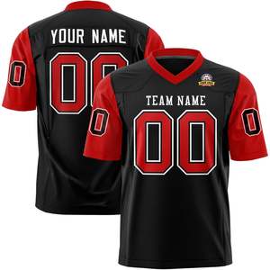 Custom <b>Men</b> Women Youth Football Jersey with Raglan Sleeves Personalized Team Name and Number Uniform <b>Shirt</b> - Product Image 1