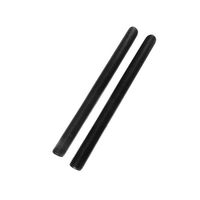 Steel Hex Head Black Plated Left Hand Threaded Rod Carbon Steel Industrial Full Thread Stud Metric Available Lengths