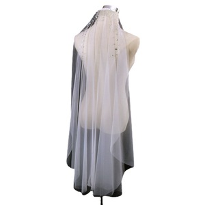 2023 approvisionnement d'usine de haute qualité Long <span class=keywords><strong>court</strong></span> voile cristal mariage voile de <span class=keywords><strong>mariée</strong></span> accessoires de mariage - Product Image 2