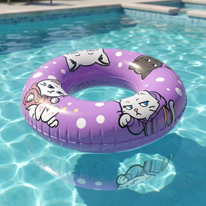 Bouée de natation gonflable en PVC Lifebuoy pour enfants - Product Image 2
