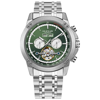 Montre mécanique pour homme entièrement automatique avec calendrier, bracelet en acier de haute qualité, lumineuse, nouvelle montre-bracelet étanche