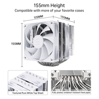Refroidisseur à air pour processeur B2B Thermalright Peerless Assassin 120 SE White V2, 1 850 tr/min, dissipateur thermique