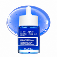 Sérum facial anti-âge au peptide GHK-Cu et à l'acide hyaluronique, sérum aux peptides de cuivre bleu pour le visage, anti-rides, raffermissant et réparateur
