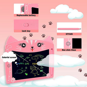 8,5 Zoll RUIYI RYKT-001 Kinder LCD-Schreibtafel Cartoon-Katze Notizblock Zeichenbrett für 3-8 Jahre alte Jungen und Mädchen Geburtstagsgeschenke - Product Image 4
