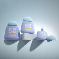 Lotion Fixatrice de Maquillage Violette en PE 30ml 50ml 80ml, Contenant Cosmétique en Plastique Personnalisable avec Logo, Vente en Gros, Contenant pour Soins de la Peau, Chine