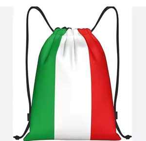 Bolsa con Cordón Personalizada - Mochila de Nailon con Banderas de Todos los Países |   Bolsas Promocionales Ecológicas para Juegos Deportivos y Regalos - Product Image 3