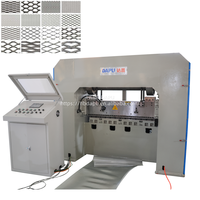 Machine automatique pour la fabrication de tôles en métal expansé à mailles losangées 0,2-1,5 mm
