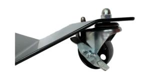 Juego de <span class=keywords><strong>2</strong></span> piezas de acero de servicio pesado <span class=keywords><strong>Dolly</strong></span> Car <span class=keywords><strong>Wheel</strong></span> Moving Cart con frenos para autos en movimiento - Product Image 5