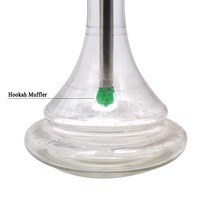 Filtres à chicha arabes en verre multicolores de luxe en gros, accessoires de narguilé 60 cm, logo personnalisé, pratiques