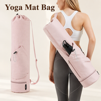 Tas Yoga Tahan Air Multi Warna Kapasitas Besar Tas Bahu Gym Dengan Kantong Basah Kering dan Tempat Botol untuk Yoga