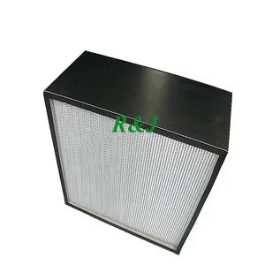 HEPA Filter Terbuat dari HEPA Kertas/Fiberglass/HEPA Filter Kain H13 Efisiensi Filter 0.3um Filter