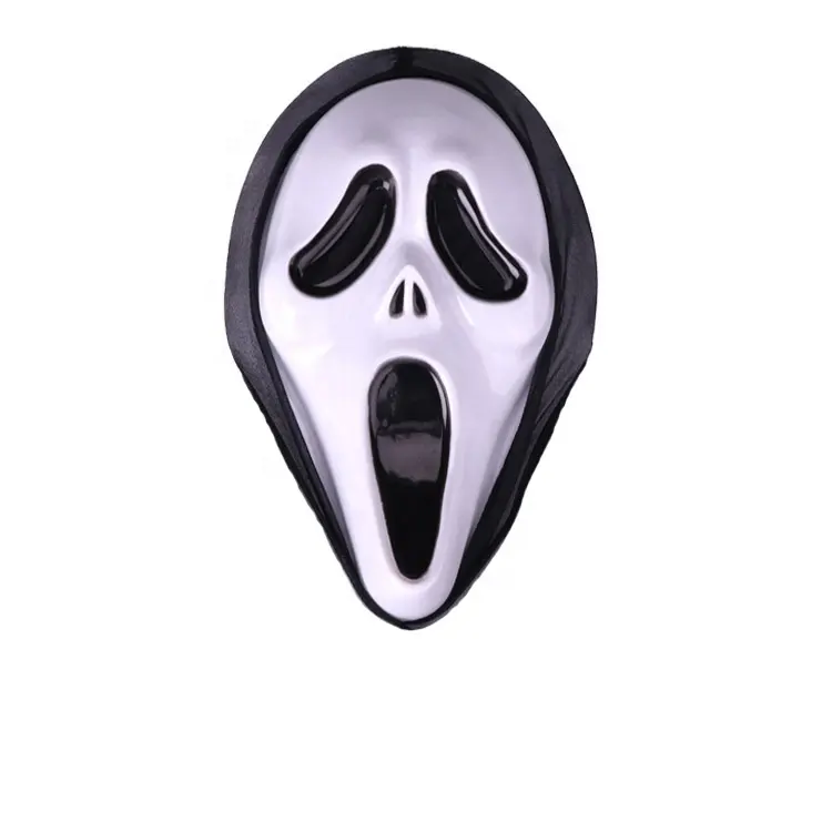Halloween gruselige Panik Schrei vollgesicht Cosplay Party Masken mit Schal Karneval Maske Cosplay Kostüm Party