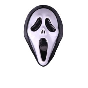 Halloween paura panico urla a pieno volto Cosplay maschere da festa con sciarpa maschera di carnevale Cosplay Costume festa