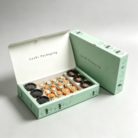 Individuell Bedruckte Schwarze Biologisch Abbaubare Sushi-Papierbox mit Fenster Großhandel Einweg-Elfenbeinpapier Takeaway Japan Sushi-Verpackung
