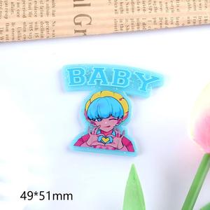 Venta al por Mayor de Acrílicos Personalizados con Purpurina de 25mm, Diseño de Kpop, Demon <span class=keywords><strong>Hunter</strong></span>, Enfermera, Médico, Dibujos Animados, <span class=keywords><strong>Anime</strong></span>, para Hacer Portacredenciales y Carretes de Cinta - Product Image 6
