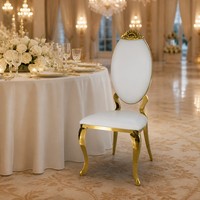 Chaises de banquet empilables modernes en métal doré, chaises d'hôtel, chaises de salle à manger, design de pieds en métal, chaises de mariage modernes, événements, luxe
