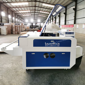 Machine de découpe laser à refroidissement par eau LaserMen-1610, découpeuse laser CO2 pour sublimation, peluche, tissu, textile - Product Image 2