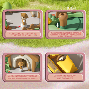 MILI dessin animé Surprise ferme jouet enfants nouveau éducatif <span class=keywords><strong>Mobile</strong></span> amusant dessin animé semblant maison <span class=keywords><strong>jeu</strong></span> Surprise ferme scène jouet - Product Image 6