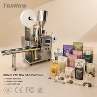 Machine d'emballage automatique compacte multifonctionnelle de qualité alimentaire contrôlée par PLC pour sachets de thé assortis