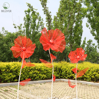 Nouvelles fleurs artificielles géantes de style moderne, faites à la main en EVA et PE, grandes fleurs de pavot en soie pour la décoration de mariage, de fête ou de magasin