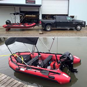 Bote inflable plegable <span class=keywords><strong>de</strong></span> pvc para <span class=keywords><strong>pesca</strong></span>, bote inflable resistente - Product Image 5