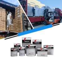 Vernis de protection transparent bicomposant universel en acrylique 100-SW, très vendu, pour peinture automobile, avec durcisseur