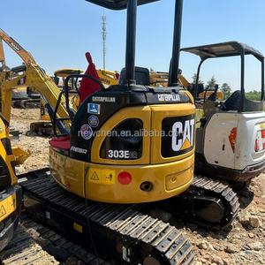 รถขุดขนาดเล็ก Caterpillar CAT303 3 ตัน มือสอง พร้อมเครื่องยนต์ PLC เกียร์ และปั๊ม รุ่นปี 2024 รับประกัน 1 ปี - Product Image 6