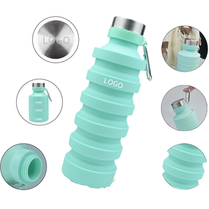 Bouteille d'eau pliable en silicone portable de 800ml bouteille à boire pliable étanche de grande capacité - Product Image 2