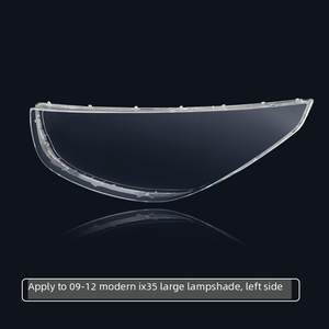 Cubierta de Lente de Faro Delantero Transparente para Hyundai IX35 Tucson <span class=keywords><strong>2009</strong></span> 2010 2011 2012, Reemplazo de Carcasa de Faro Delantero, Cristal Halógeno Xenón - Product Image 2