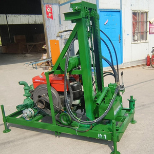 Plataforma de Perforación de Pozos de Agua Portátil Azul con Motor Diésel y Motor Principal para Perforación Profunda en Roca - Product Image 2