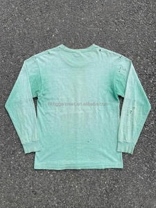 Chemises longues vintage en coton pour homme, imprimées DTG avec logo, idéales pour la personnalisation en gros - Product Image 3