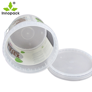 Embalaje de calidad alimentaria Fabricante de ventas al por mayor Soporte Personalización Capacidad de 5 kilogramos Cubo de pintura de 5 litros con tapa - Product Image 2