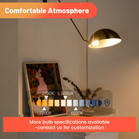 Ampoule à filament LED de haute qualité 8W E27 220V A60 Verre transparent Sans scintillement 1055LM Ampoule LED Convient à divers appareils d'éclairage