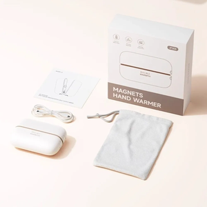 <span class=keywords><strong>Chauffe</strong></span>-mains électriques 2-en-1 à double paume, magnétiques, à chauffage rapide, de poche, détachables et rechargeables - Product Image 4