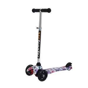 Durable usando precio bajo niños bicicleta Scooter acero chico Scooter <span class=keywords><strong>6</strong></span> <span class=keywords><strong>años</strong></span> 3 Pu Flash ruedas para niños - Product Image 1