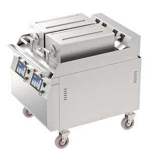 Thương mại Ba Burner vỏ sò griddle lập trình Hai mặt nướng độc lập kiểm soát nhiệt độ cho thức ăn nhanh nấu ăn - Product Image 2