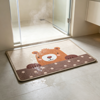 Modern Decorative Printed Tufted Loop Pile Mat Overlocked Edge Hallway Runner Rug Home Carpet Custom Hot Sell