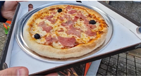 Barquettes jetables en aluminium de 10, 12, 13, 14, 16, 18 pouces, résistantes au four, de qualité alimentaire, pour fêtes, emballage de plateaux à pizza