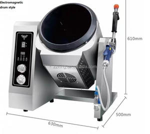 Thermomélangeur à gaz, mélange intelligent de la viande et du poulet, casseroles, mélangeur automatique, riz frit, robot, machines de cuisson automatiques - Product Image 5