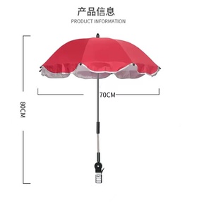 <span class=keywords><strong>Parasol</strong></span> de <span class=keywords><strong>poussette</strong></span> pour bébé, à Clip, Protection UV, réglable à 360 degrés, <span class=keywords><strong>Parasol</strong></span>, canopée - Product Image 2