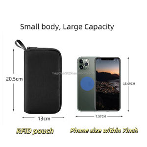 Pochette de protection pour téléphone en tissu de blindage cuivre-nickel OEM ODM, <span class=keywords><strong>anti</strong></span>-<span class=keywords><strong>piratage</strong></span>, protection de la vie privée, pour voyages en extérieur - Product Image 4