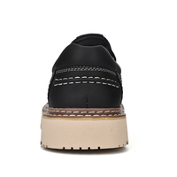 Chaussures mocassins pour hommes, chaussures de randonnée et de trekking pour le travail en extérieur et la sécurité, chaussures de marche tout-terrain, chaussures à enfiler en cuir faites à la main