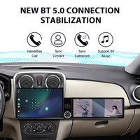Écran ZWNAV 13,1"+12,3" pour Renault Logan/Dacia/Duster 2009-2015 Android 15 Carplay DSP GPS Autoradio Stéréo 4G WiFi OEM