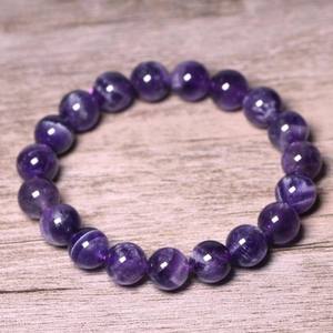 ลูกปัดกลมหินธรรมชาติสำหรับผู้หญิงหรือผู้ชายสร้อยข้อมือพลอยอเมทิสต์ตาเสือสีฟ้าเครื่องประดับแฟชั่น Labradolite8MM - Product Image 3