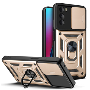 Couvercle d'objectif de caméra coulissant intégré porte-anneau de doigt béquille étuis de téléphone portable pour Motorola G STYLUS 5G <span class=keywords><strong>2023</strong></span> - Product Image 4