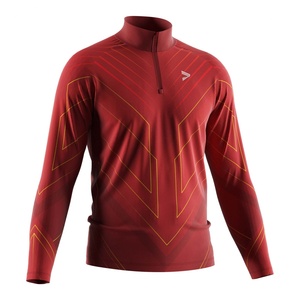 Oferta Especial: Sudadera Roja Personalizada con Cierre de Cremallera para Lucha Libre, Ropa de Alto Rendimiento para Atletas - Product Image 2