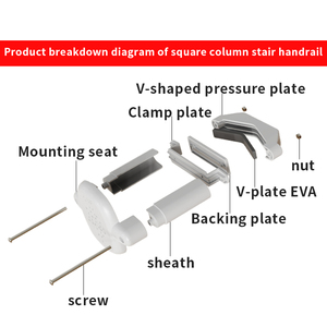 Kit de montaggio ringhiera pour porte de bébé <span class=keywords><strong>prodigio</strong></span> SGA01 - Product Image 2